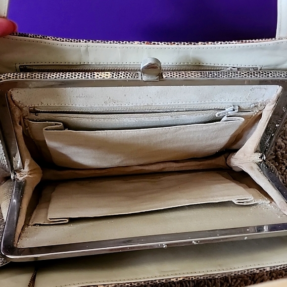 Vintage JRA Crocodile Purse - Picture 4 of 6